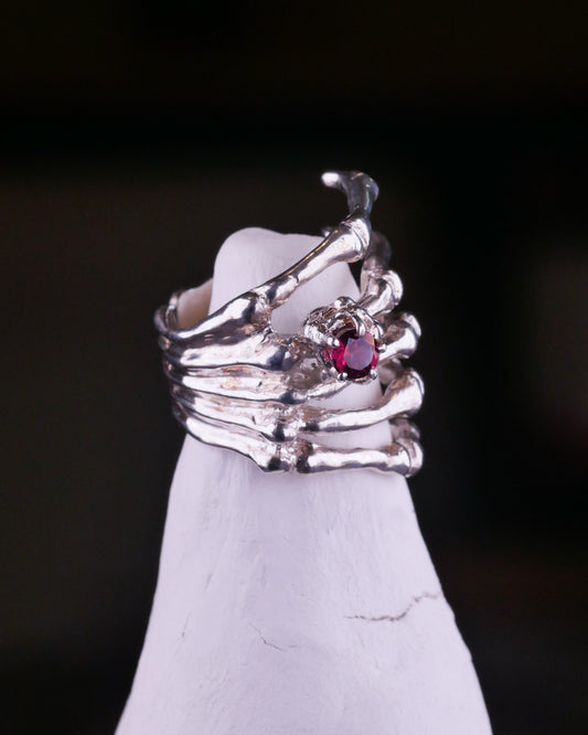 Legends Skeleton Hand Ring