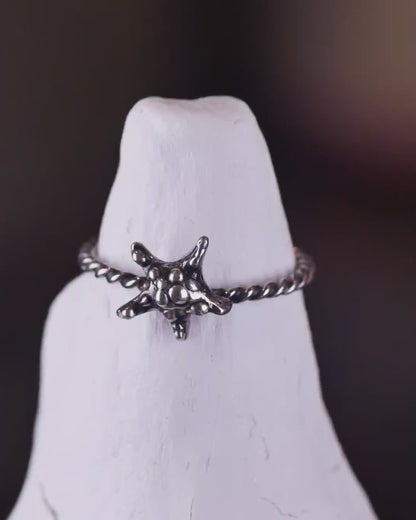 Splash Starfish Ring
