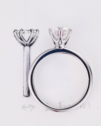 Classic Lab-Grown Diamond Engagement Ring