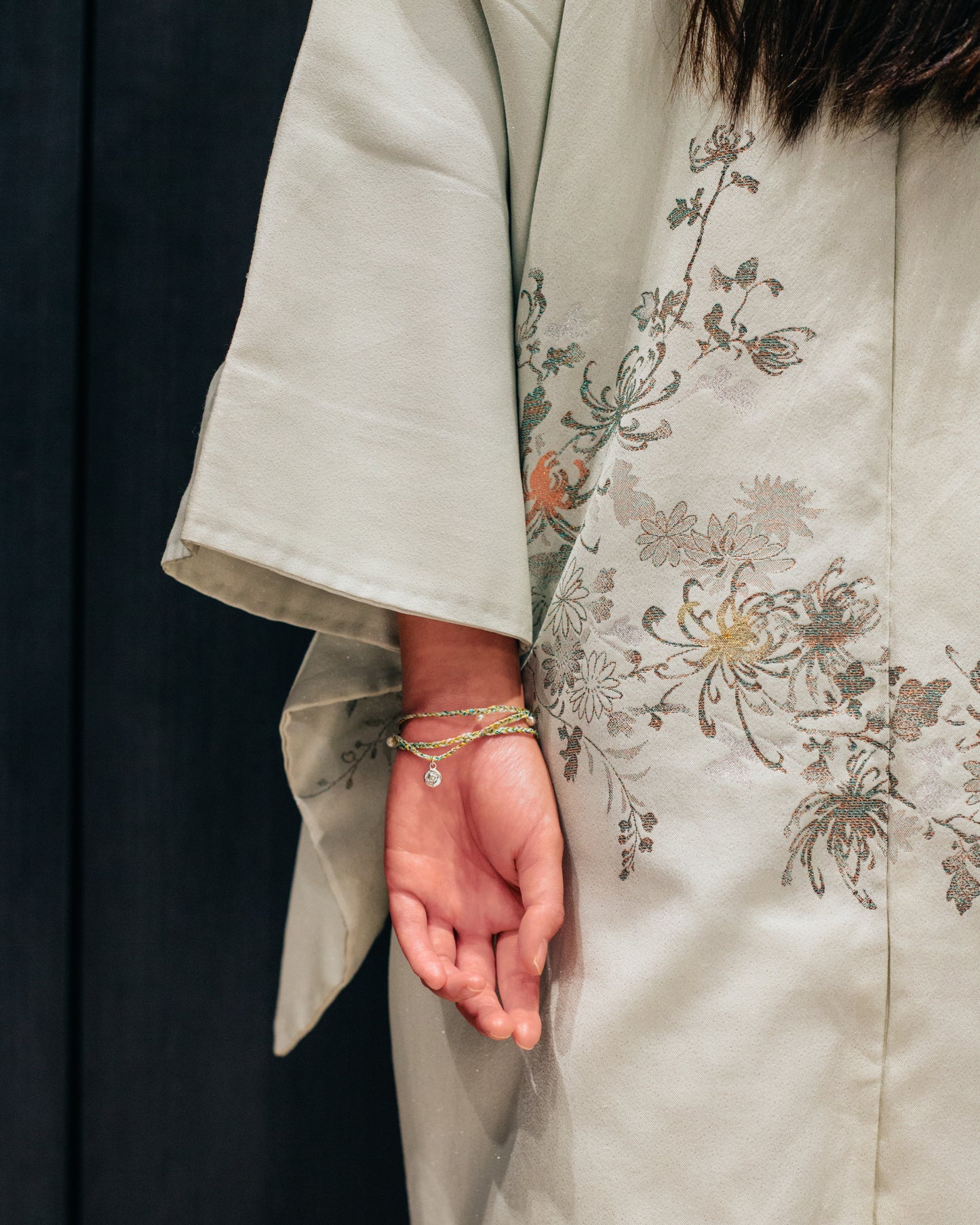 Sapphire Pebbles for Syne's Restored Vintage Kimonos