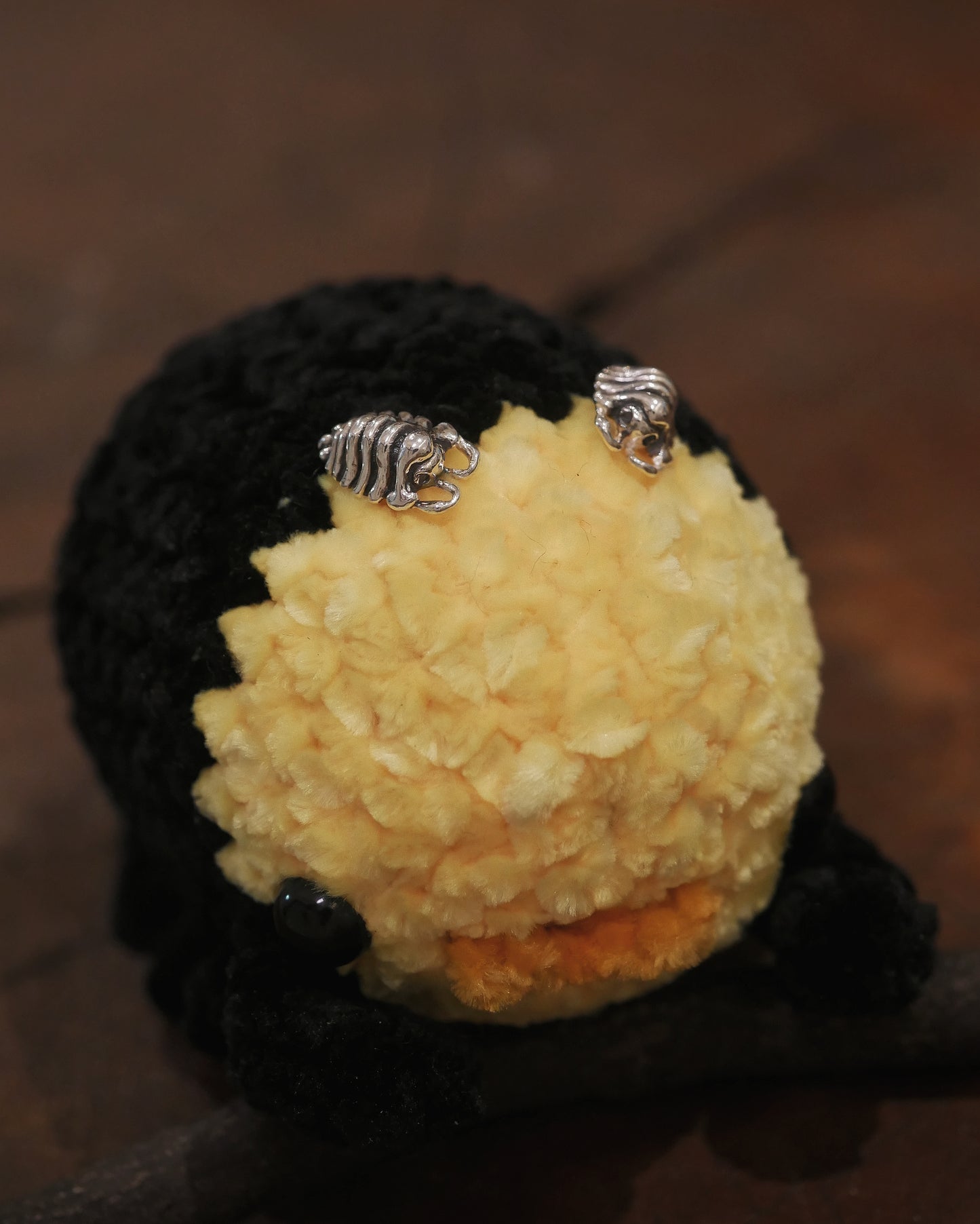 Rubber Ducky Isopod Earrings